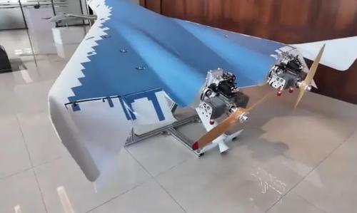 PD-2900 Twin-Engine Drone from the "Geranium" Line with Su-57 Livery Developed in China