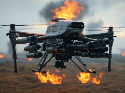 Drone-fire: Newest Incendiary Ammunition Developed for Strike UAVs