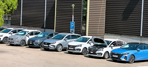 Chery Arrizo «засветился» на фото среди прототипов Lada Iskra