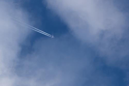 Airplane in the sky