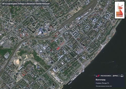 Volgograd, view from space