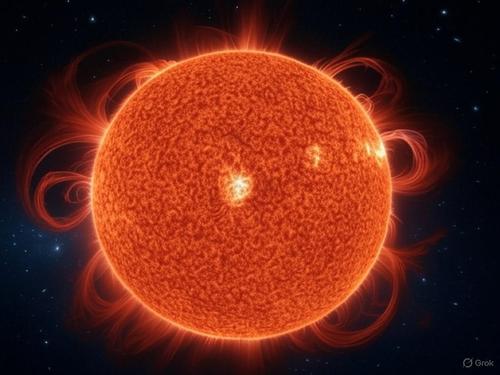 Five powerful flares occurred on the Sun in the past 24 hours: four class M and one class X
