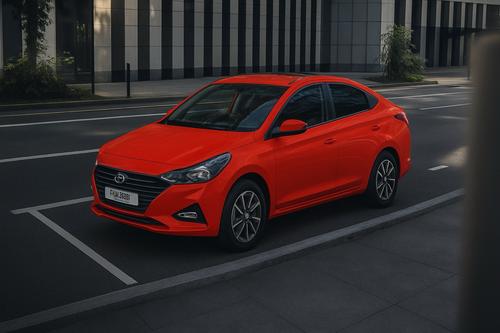 Lada Vesta in "Flamenco" color