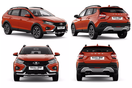 Стало известно реальное качество покраски Lada Iskra SW Cross