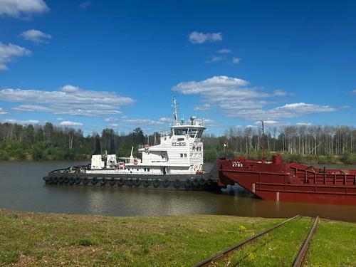 Моряковский речной затон завершил модернизацию и переклассификацию барж 2700 и 2703 проекта Р171