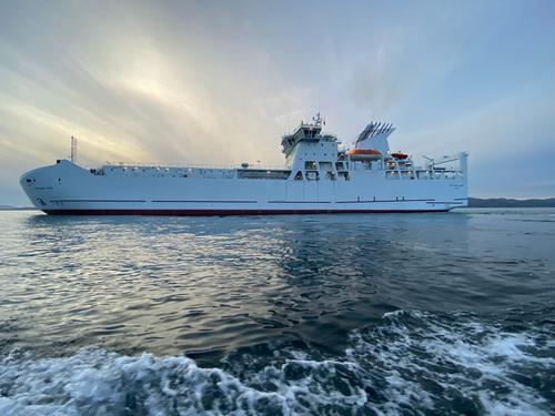 Automobile-railway ferry "Alexander Deev"