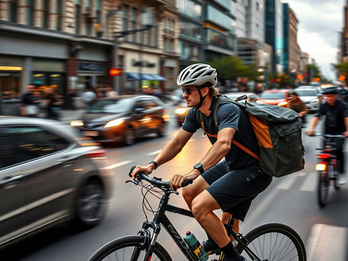 ¿Qué hacer en caso de un accidente de tráfico con un repartidor en bicicleta de un servicio de entrega: regla principal?