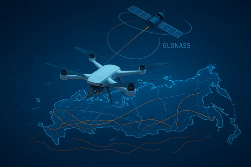 Sistema de identificación de drones desarrollada por las compañías GK "Geoscan" y AO "GLONASS"