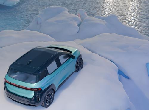 El coche eléctrico "Atom" será enviado al Polo Norte en el rompehielos "50 años de Victoria"