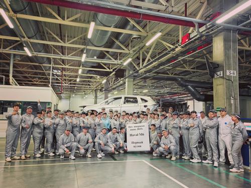 Первый кузов кроссовера Haval M6 покрасили в Калуге на заводе ПСМА