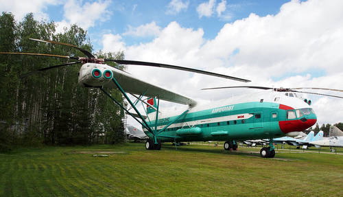 Миль В-12 в музее ВВС в Монино