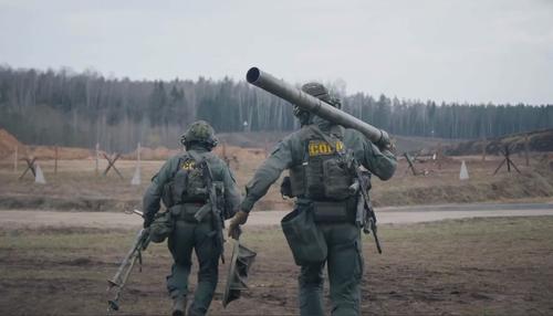 SOBR exercises of the Ministry of Internal Affairs of Belarus