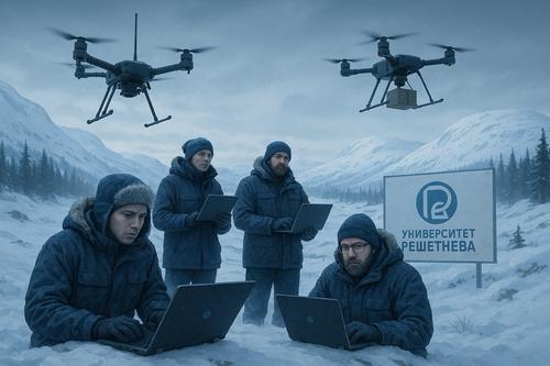 Группировку дронов «Партизан» для работы в условиях отсутствия связи создали в Университете Решетнева