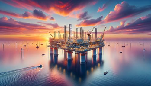 Finalizada la construcción de la superestructura de la plataforma marina para el yacimiento D33 en el mar Báltico