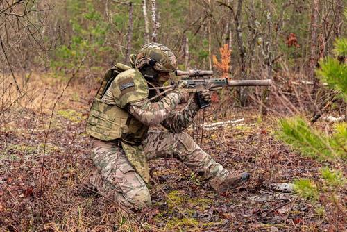 Военнослужащий в бронежилете&nbsp;«Оберег»