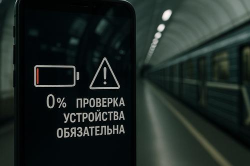 В метро Петербурга не пускают с разряженными гаджетами: новые правила