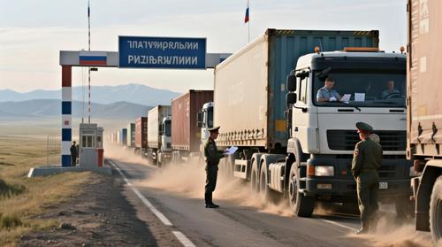 Минтранс усилит контроль за электронной очередью для грузовиков на границах России