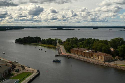 Выборгский залив, откуда была поднята пушка