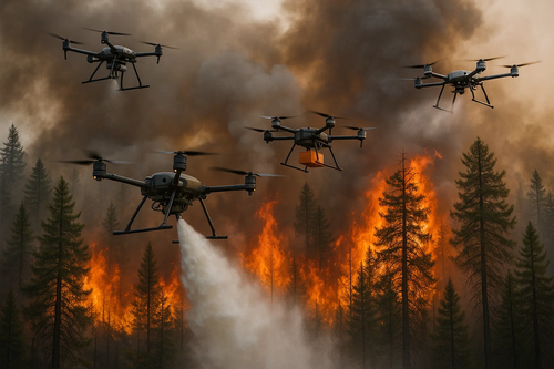 Especialistas rusos viajarán a China para aprender sobre la lucha contra incendios con drones