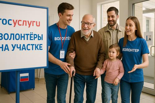 На «Госуслугах» появился сервис «Волонтёры на участке» для избирателей