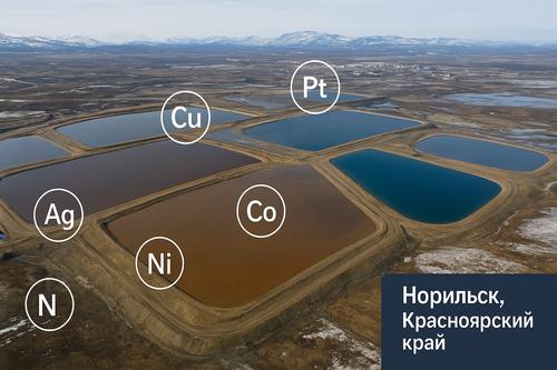 Хвостохранилища Норильска оказались новым источником ценных металлов