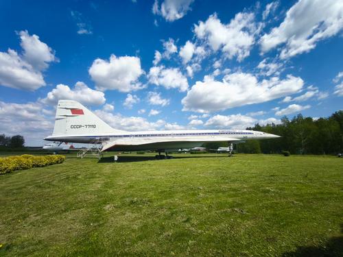 Tu-144 en el museo de aviación del Instituto de Aviación Civil de Uliánovsk que lleva el nombre de B.P. Bugaev