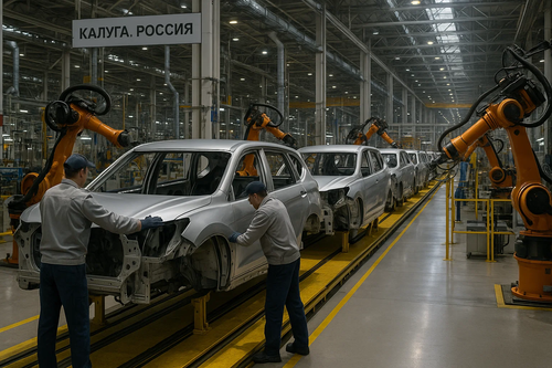 The "Automobile Technologies" plant in Kaluga has produced the thousandth body of the Haval M6 crossover