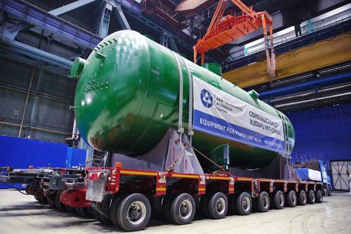 The machine-building plant in Volgodonsk shipped three steam generators for power unit No. 4 of the "Xudapu" NPP (China)