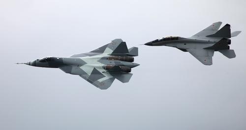 Су-57 и МиГ-29М2 