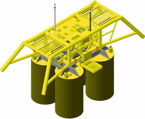 colector submarino para la recolección de hidrocarburos