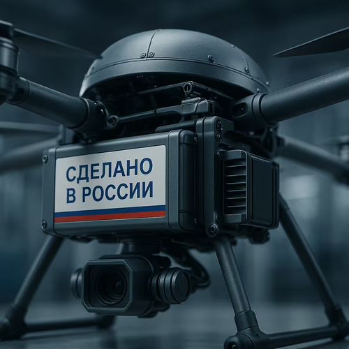 ИИ иллюстрация российского дрона