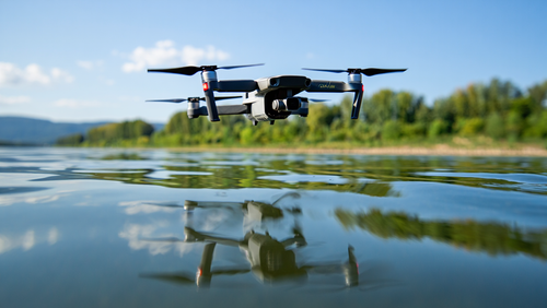 La empresa Wheelies prueba una nueva tecnología de vuelos autónomos de drones sobre el agua