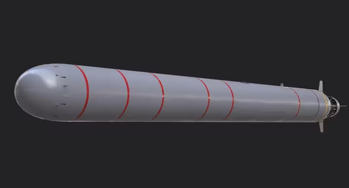 Ilustración del torpedo "Poseidón"