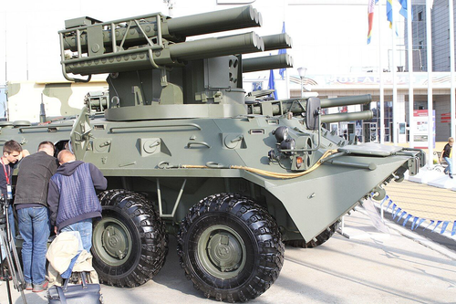 ЗРК ближнего действия «Крона» на шасси БТР-80