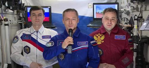 Roscosmos cosmonauts aboard the ISS