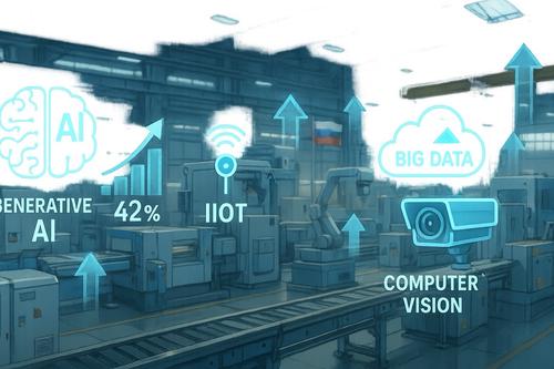 La digitalización de la industria rusa crece, pero la penetración de las tecnologías sigue siendo baja