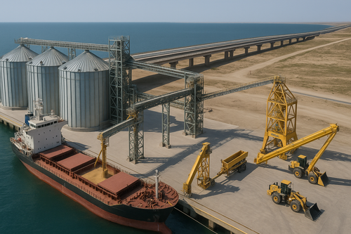 Largest Grain Terminal on the Caspian Sea to be Built in Dagestan with Participation of Chinese Company