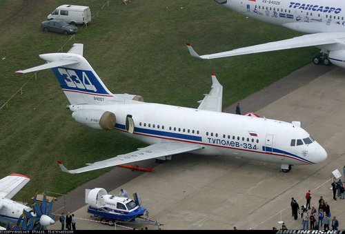 Tu-334 in Zhukovsky