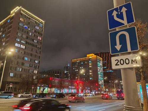 Автомобильное движение в Москве
