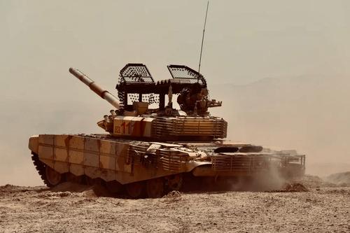 T-72B3M tank during exercises