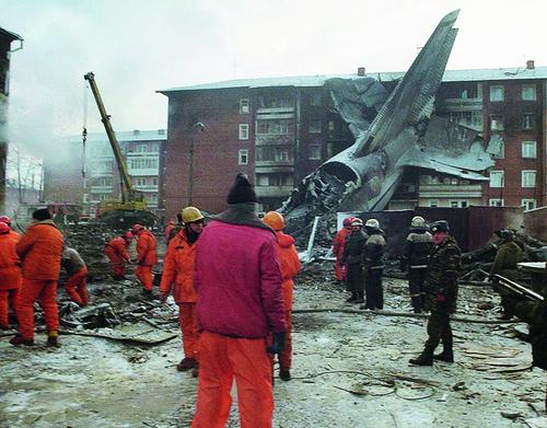 Elimination of the consequences of the An-124 plane crash in Irkutsk