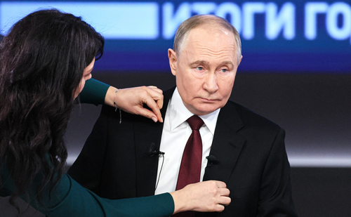 Владимира Путина готовят к эфиру