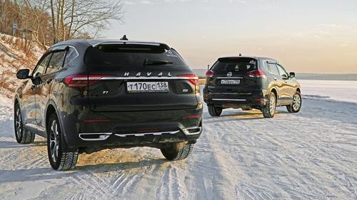 Haval F7 и Nissan X-Trail T32