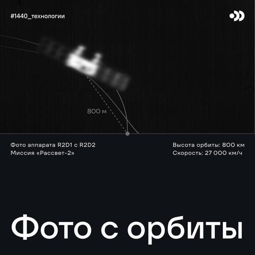 Спутник «Рассвет-2» на орбите