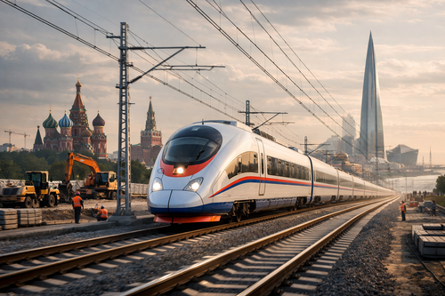РЖД планирует выделить 120 млрд рублей на ВСМ-1 «Москва — Санкт-Петербург»