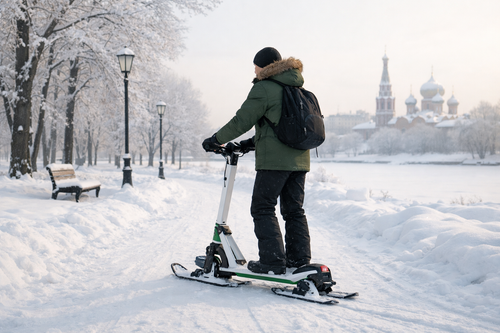 Now Not Only Scooters: MTS "Urent" Launches Electric Snow Scooter Rental