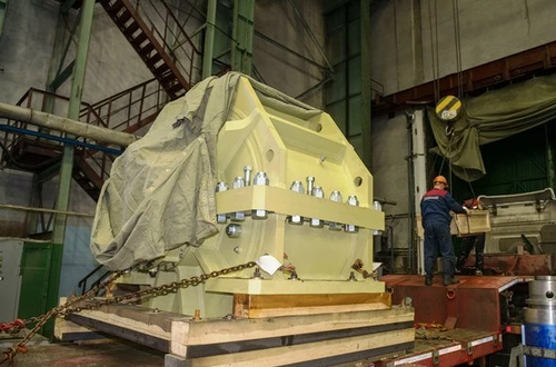 Main thrust bearing for the icebreaker "Leningrad"