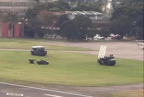 Buk-M2E surface-to-air missile system in Caracas