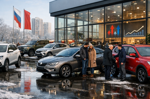 New Russian car sales increased by 0.2% in 2025