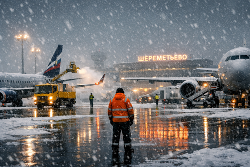 Retrasos debido a nevadas: las aerolíneas "Aeroflot" y "Rossiya" entregarán el equipaje de los pasajeros desde Sheremetyevo a domicilio
